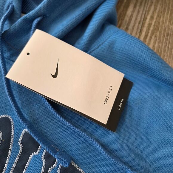 Nike Court Heritage Tennis Hoodie Dri-Fit Fleece Men's Small S Blue FQ2093-402 - Picture 6 of 16